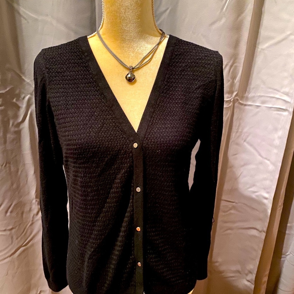Little black button up cardigan by H&M